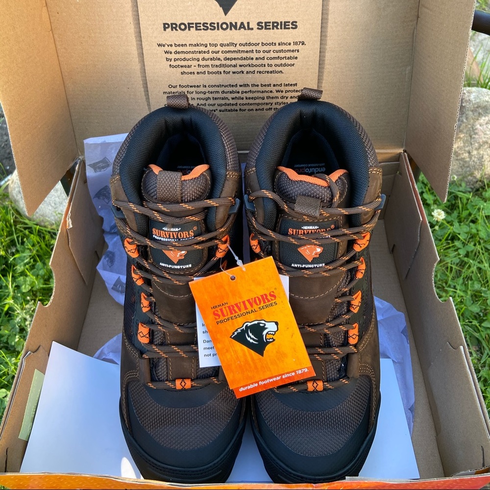 Men’s steel toe work boots